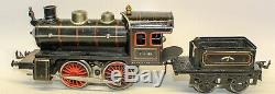 Vintage Pre-war Bing I-48 1-gauge Passenger Train Set With Red Cross Car