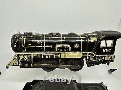 Vintage Rare Marx New York Central 897 Train Engine Locomotive With Tender Litho