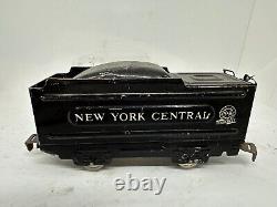 Vintage Rare Marx New York Central 897 Train Engine Locomotive With Tender Litho