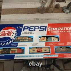 Vintage The Pepsi Generation Train Set 1993 O-27 Gauge