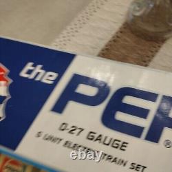 Vintage The Pepsi Generation Train Set 1993 O-27 Gauge