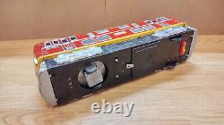 Vintage retro electric locomotive express train car Japan tin battery operated