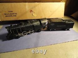 Vtg. American Flyer 2- Steam Locomotives & Tender # 282 & 302 With3- Train Cars