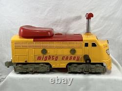 Vtg REMCO MIGHTY CASEY Ride On Train Engine Diesel Loco WITH CHARGER Untested