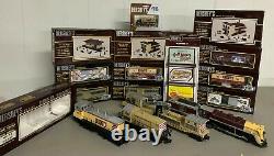 WOW! 18 pc. K-Line 027 Hershey Train Collection with3 engines, 9 cars, buildings C8