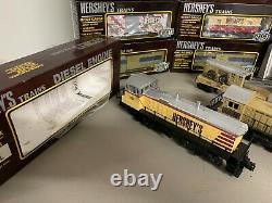 WOW! 18 pc. K-Line 027 Hershey Train Collection with3 engines, 9 cars, buildings C8