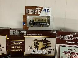 WOW! 18 pc. K-Line 027 Hershey Train Collection with3 engines, 9 cars, buildings C8