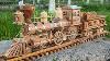 Wooden Train Locomotive Leviathan 1868 Aka Central Pacific 63 Awesome Woodcraft