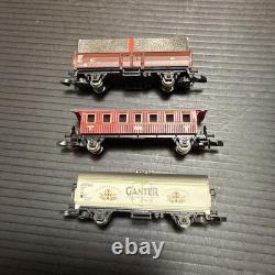 Z Gauge Model Trains Bundle Marklin Steam Locomotive & Freight Cars Various