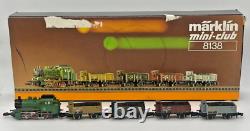 Z Scale Marklin 8138 BR 89 Coal Train 4 Car Set & Locomotive Original Box