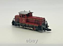 Z Scale Marklin 8864 DB 260 Locomotive and 5 Box Cars Custom Wood Case