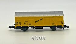 Z Scale Marklin 8864 DB 260 Locomotive and 5 Box Cars Custom Wood Case