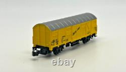 Z Scale Marklin 8864 DB 260 Locomotive and 5 Box Cars Custom Wood Case