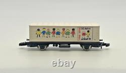 Z Scale Marklin 8864 DB 260 Locomotive and 5 Box Cars Custom Wood Case