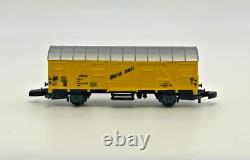 Z Scale Marklin 8864 DB 260 Locomotive and 5 Box Cars Custom Wood Case